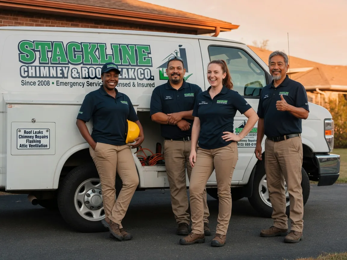 Chimney flashing repair company in Wisner, LA